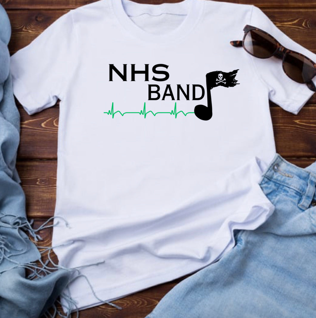 NHS Band Heartbeat Hoodie or T-Shirt