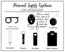 Load image into Gallery viewer, Michigan Center Personal Safety Keychains
