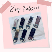 Load image into Gallery viewer, Faux Leather Key Fab