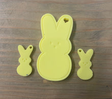 Load image into Gallery viewer, Peep Bunny Keychain
