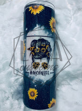 Load image into Gallery viewer, Sunflower Mom Bun Tumbler