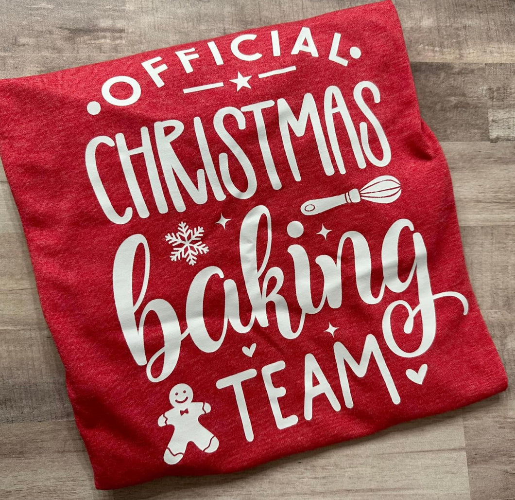 Official Christmas Baking Team Shirt