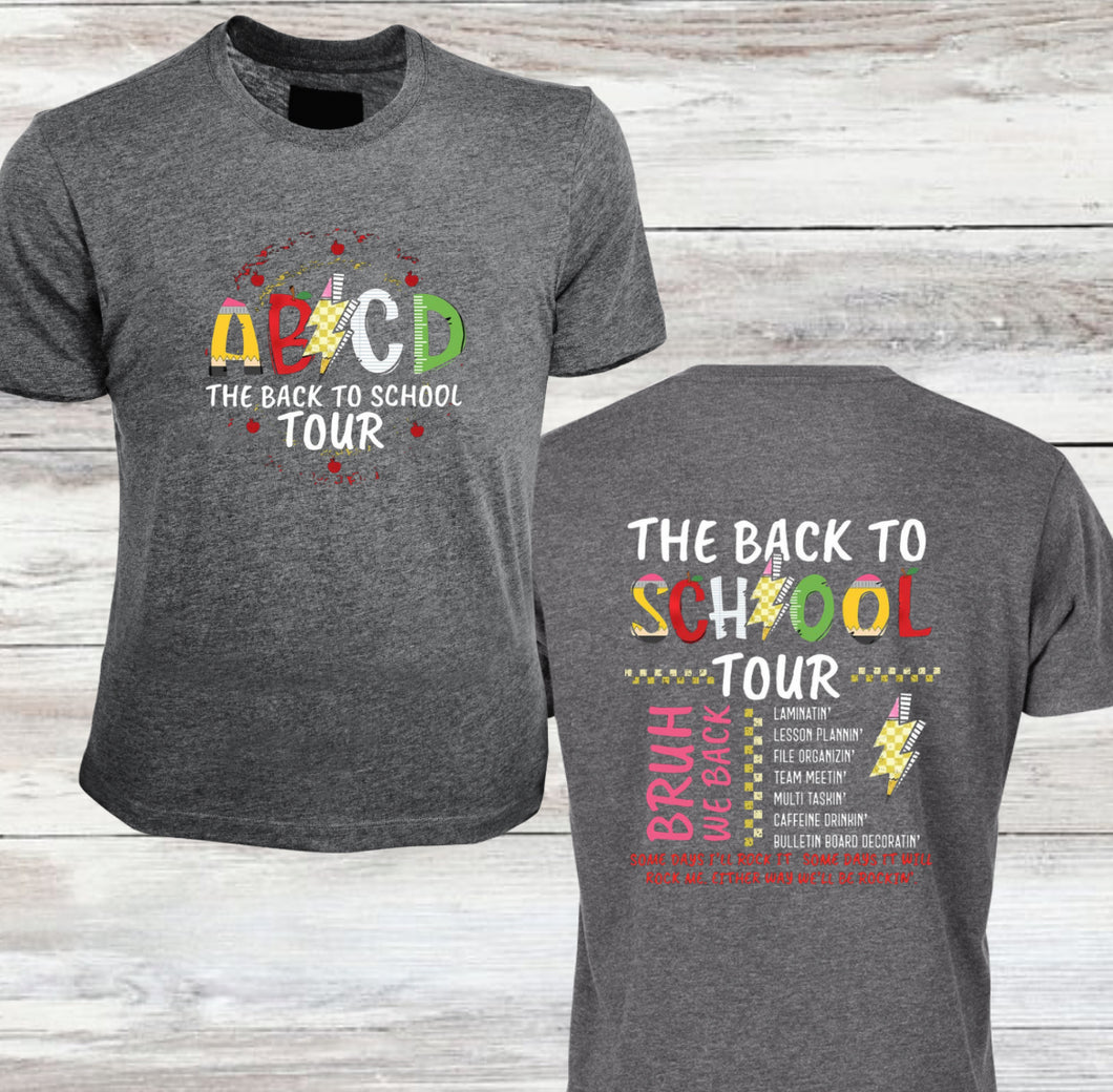 Back to School Tour Shirt