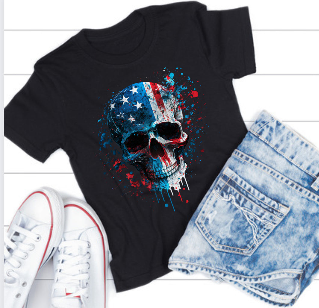 Patriotic Skull Shirt