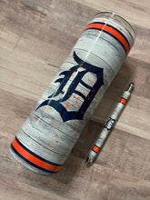 Load image into Gallery viewer, Detroit Baseball 20 oz Skinny Sublimation Tumbler &amp; Pen Combo
