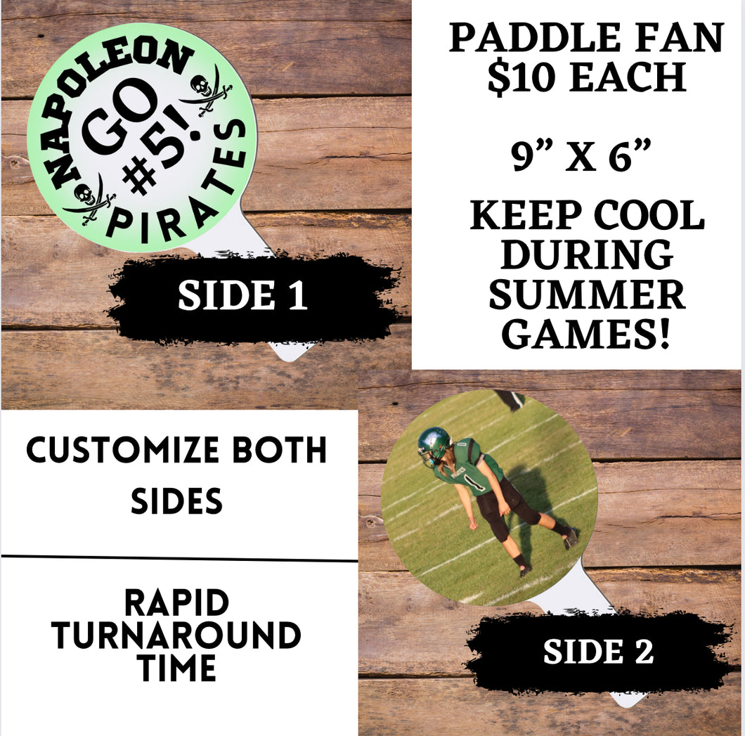 Custom Paddle Fan