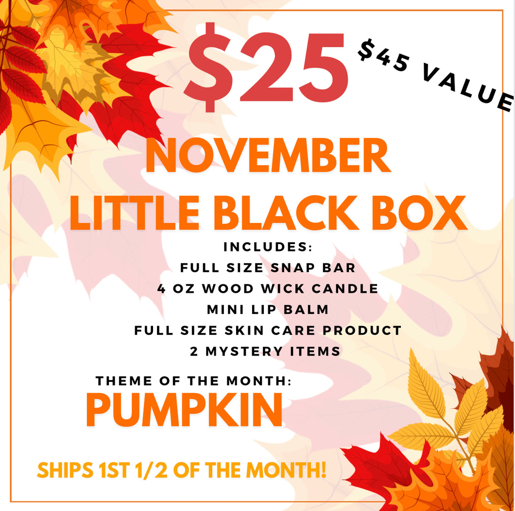 November Pumpkin Little Black Box