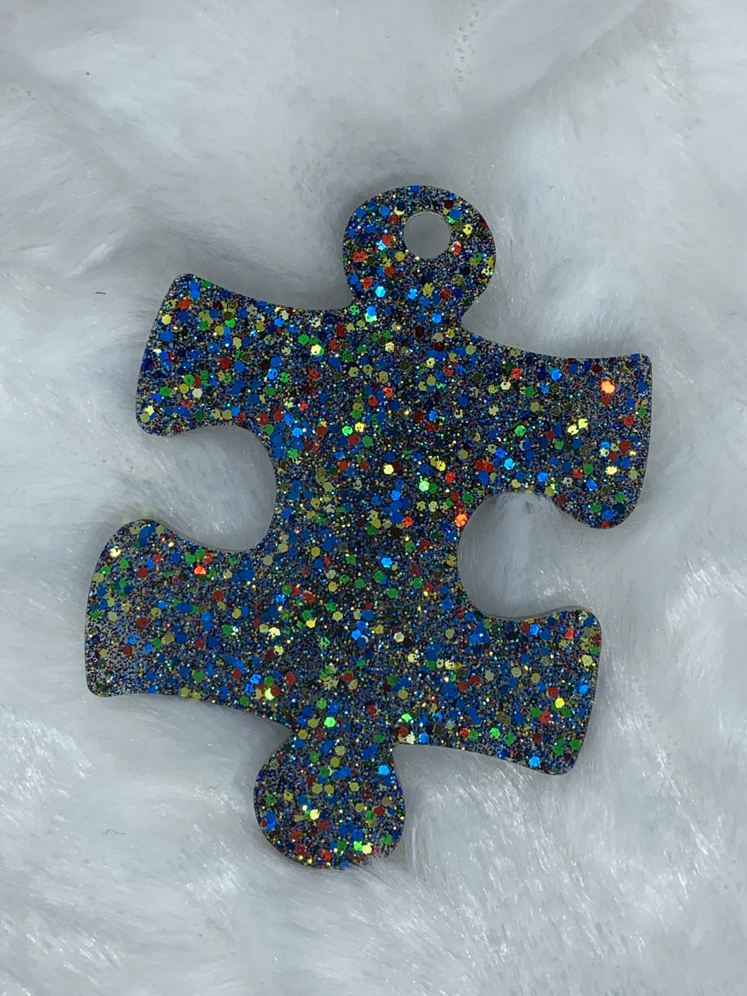 Autism Puzzle Piece Keychain